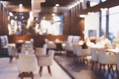 Bulanık restoran - Klasik efekt tarzı resim