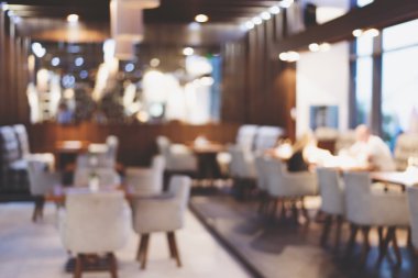 Bulanık restoran - Klasik efekt tarzı resim