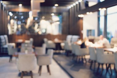 Restoran arka plan bulanıklık