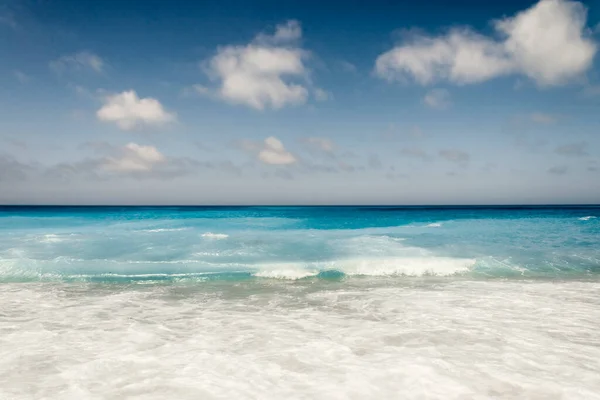 Fond Été Rétro Belle Mer Plage — Photo