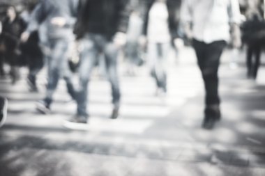 Hareket Bulanıklığı zebra üzerinde yaya