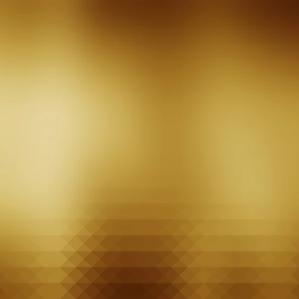 Abstract gold gradient background with geometric shapes — Stock Photo, Image