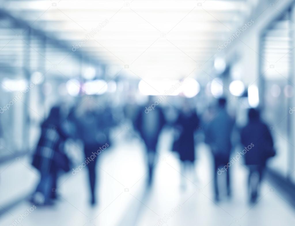 blur abstract people background