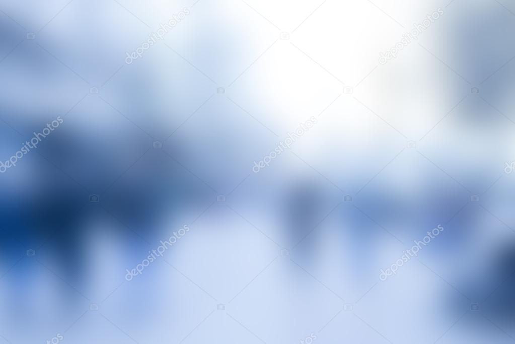 defocused blurred abstract image with bokeh lights, blue tone