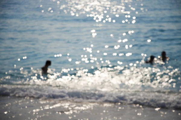 Nyáron strand elmosódott háttér — Stock Fotó