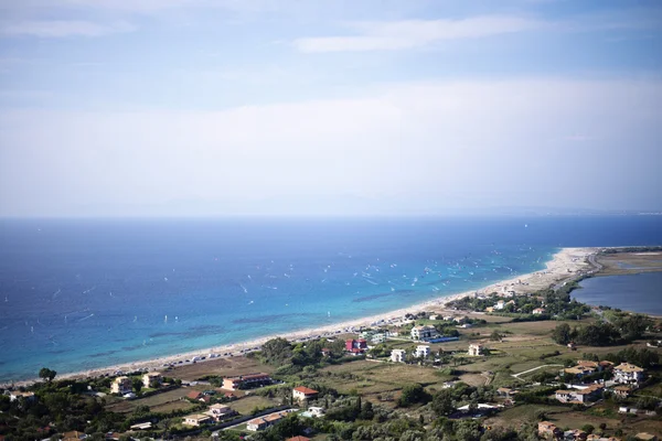 AI giannis (gyra) pláž u lefkada, Řecko — Stock fotografie