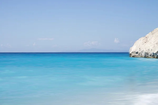 Kathisma Beach, Lefkada ostrov v Jónském moři, Řecko. — Stock fotografie