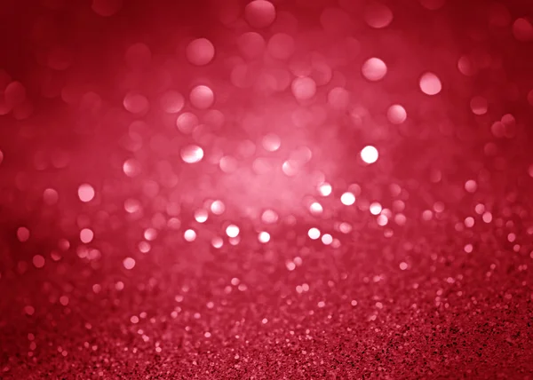 Feestelijke Red Christmas abstract bokeh achtergrond, glanzend lichten — Stockfoto