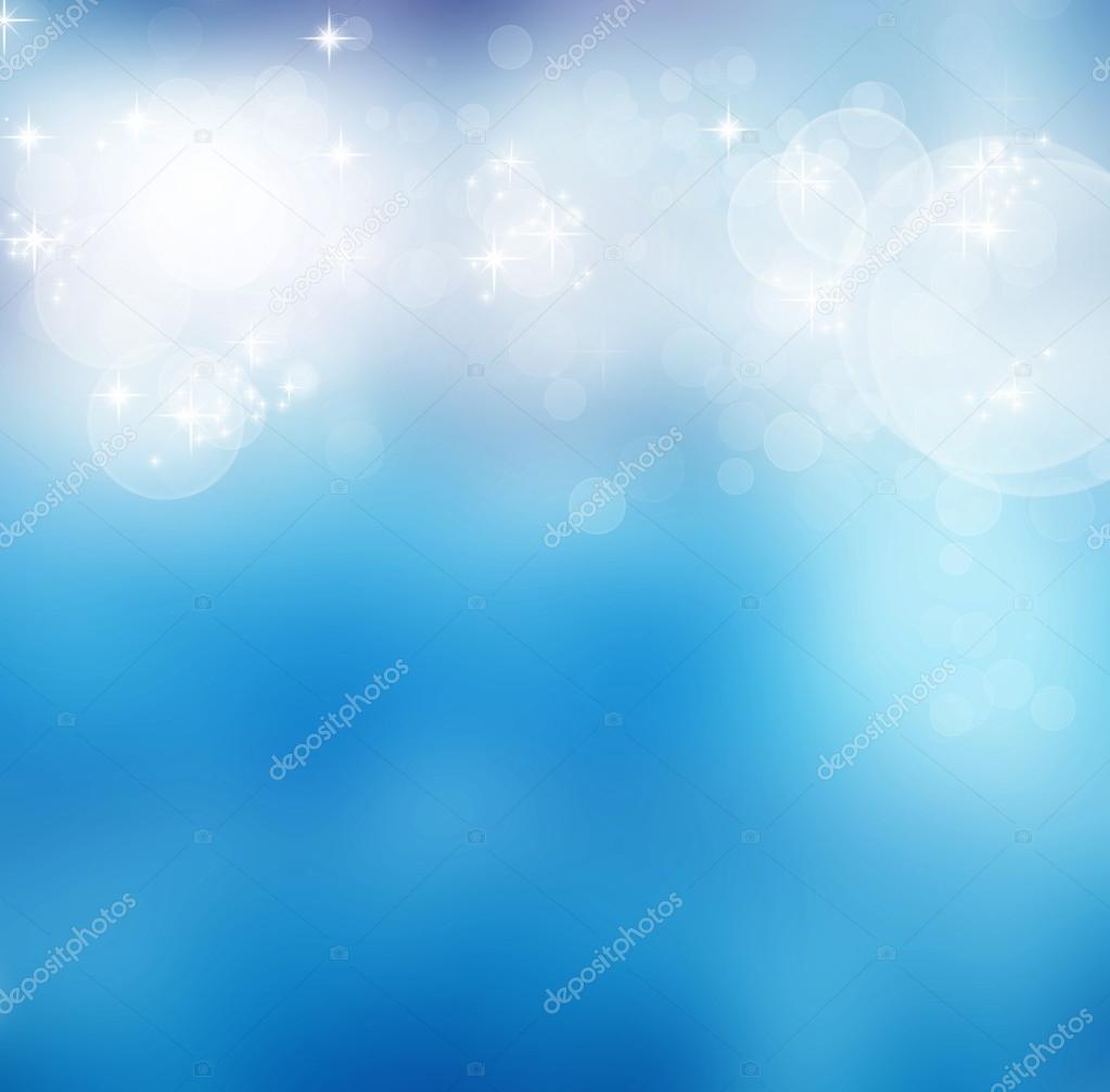 Abstract soft blurry background with bokeh lights and stars