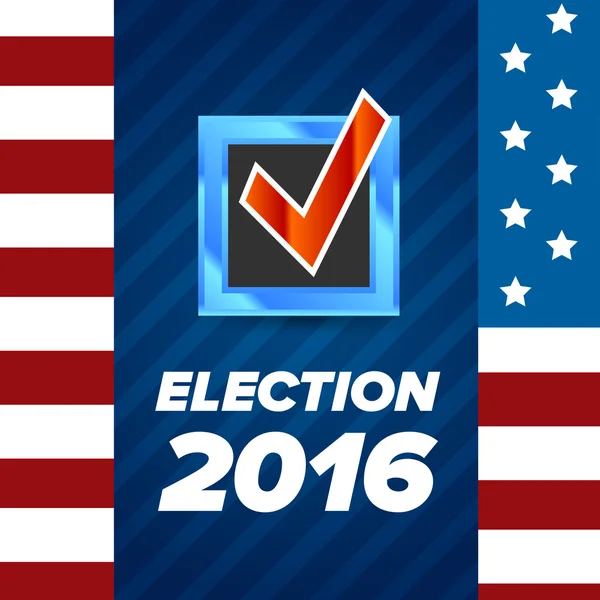 USA Election badge — Stock Vector