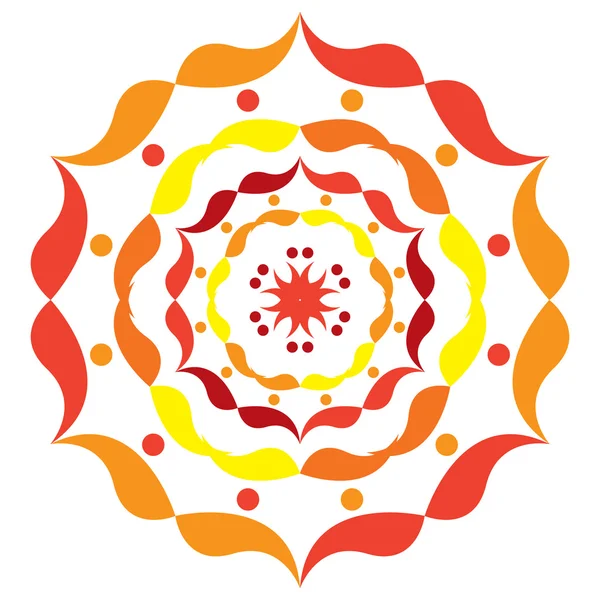 Mandala. Ethnic decorative elements — Stock Vector