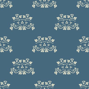 Dikişsiz vintage desen