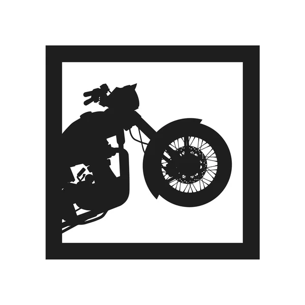 Motocicletă pictogramă vector — Vector de stoc