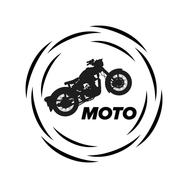 Motorcycle vector icon — Stock Vector