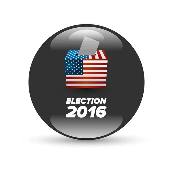 Emblema de votação eleitoral dos Estados Unidos —  Vetores de Stock