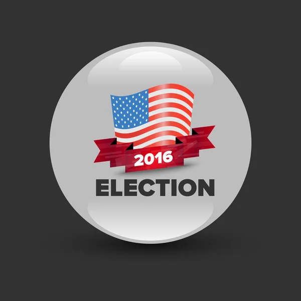 United States Election Vote Badge — Stock Vector