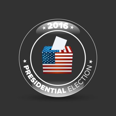 ABD seçim oy rozeti