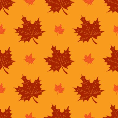 Desen sorunsuz akçaağaç yaprakları