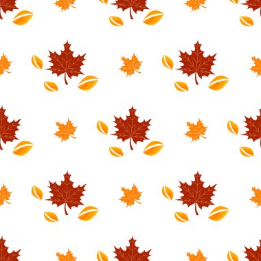 Desen sorunsuz akçaağaç yaprakları