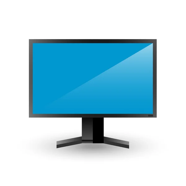 TV o monitor de plasma — Vector de stock