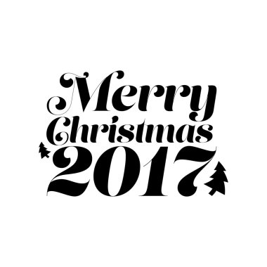 Neşeli Noel 2017 kartı