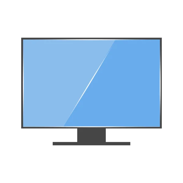 TV o monitor de plasma — Archivo Imágenes Vectoriales