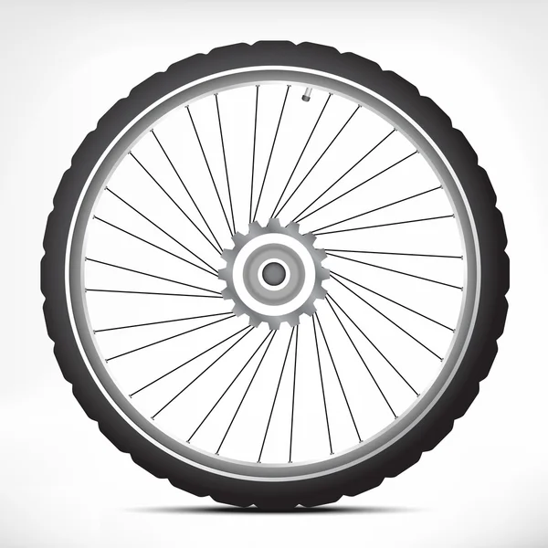 Bicycle wheel — Stock Vector