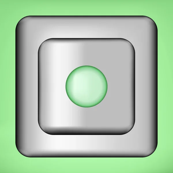 Abstract button — Stock Vector