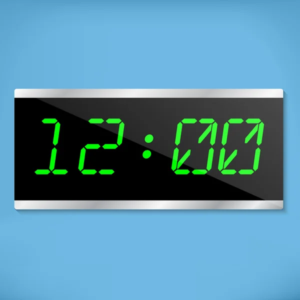 Elektronisk klocka — Stock vektor