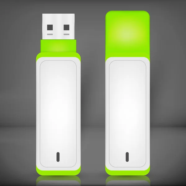 Vector USB Flash Drive aislado — Archivo Imágenes Vectoriales