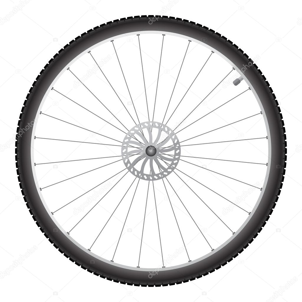 Bicycle wheel, vector Stock Vector by ©123sasha 77061335