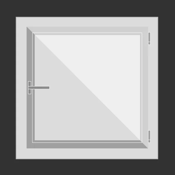 Plastové okno. vektorové ilustrace — Stockový vektor