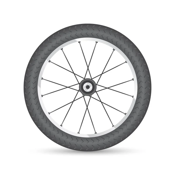 Roue de vélo — Image vectorielle