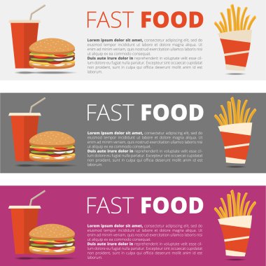 Fast food restoran menü 