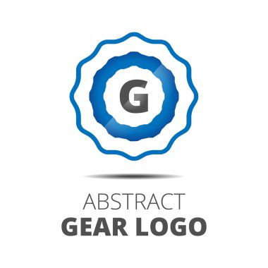 İş soyut dişli logosu