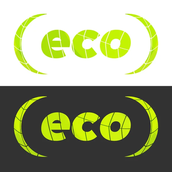 Eco logo template — Stock Vector