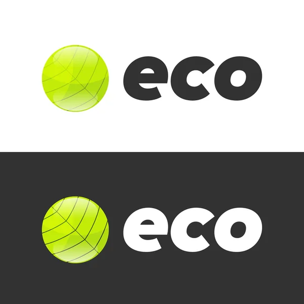 Eco bin icon — Stock Vector