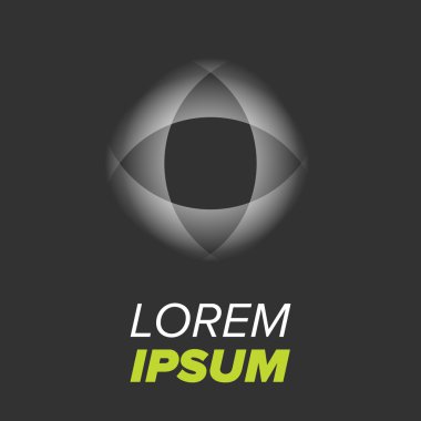 İş soyut daire logo