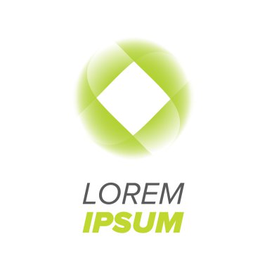 İş soyut daire logo