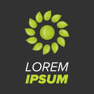 İş soyut daire logo