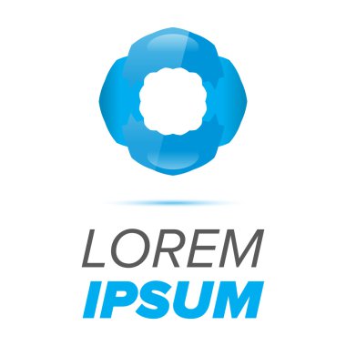 İş soyut daire logo