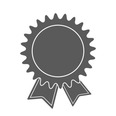 Kurdele simgeli rozet