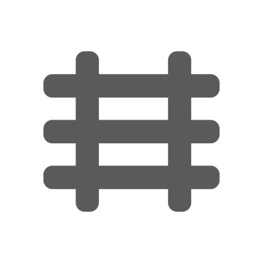 siyah demiryolu simgesi