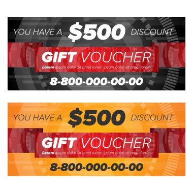 Hediye çeki tasarım