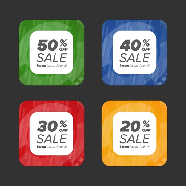 Big Sale tags — Stock Vector