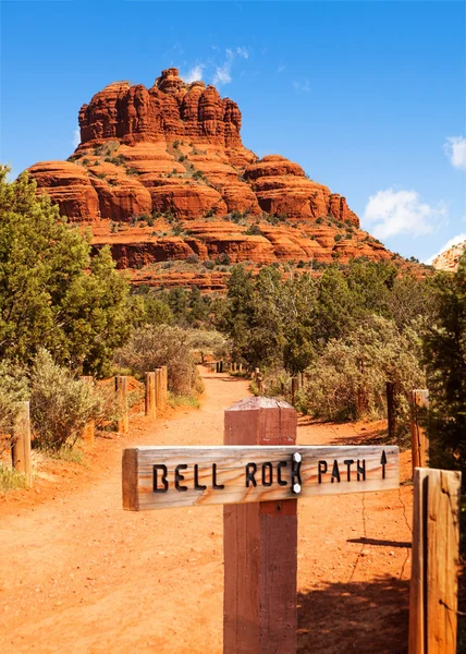 Белл рок шлях в Арізоні Sedona — стокове фото