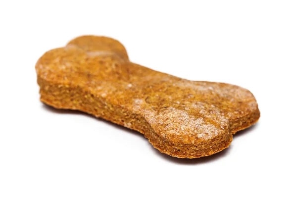 Zelfgemaakte hond Biscuit op wit — Stockfoto