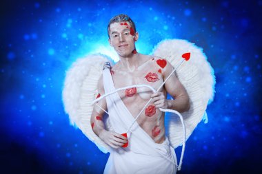 fantezi seviyorum. Sevgililer günü. Aşk kavramı.