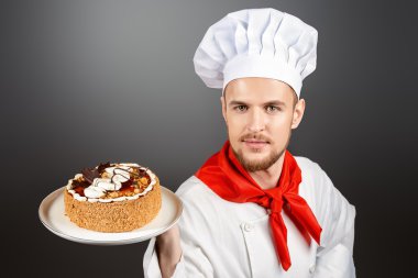 craftsmanshipl, lezzetli bir pasta pişirme.