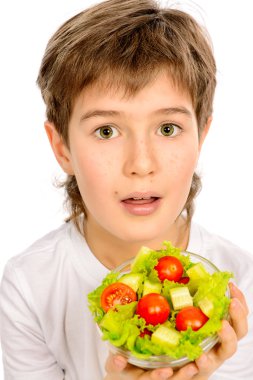 sebze salatası. sağlıklı beslenme kavramı.